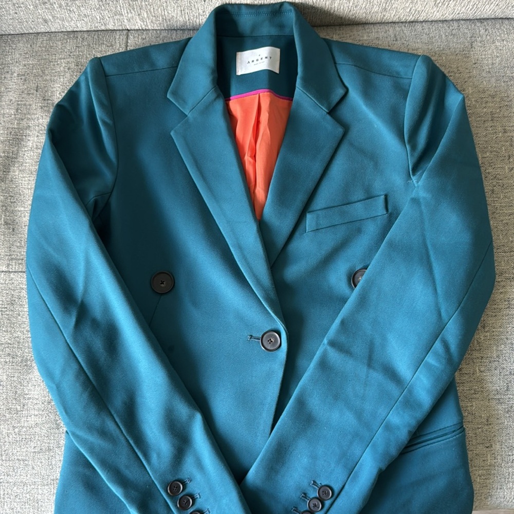 Argent Teal Blazer Sz 4